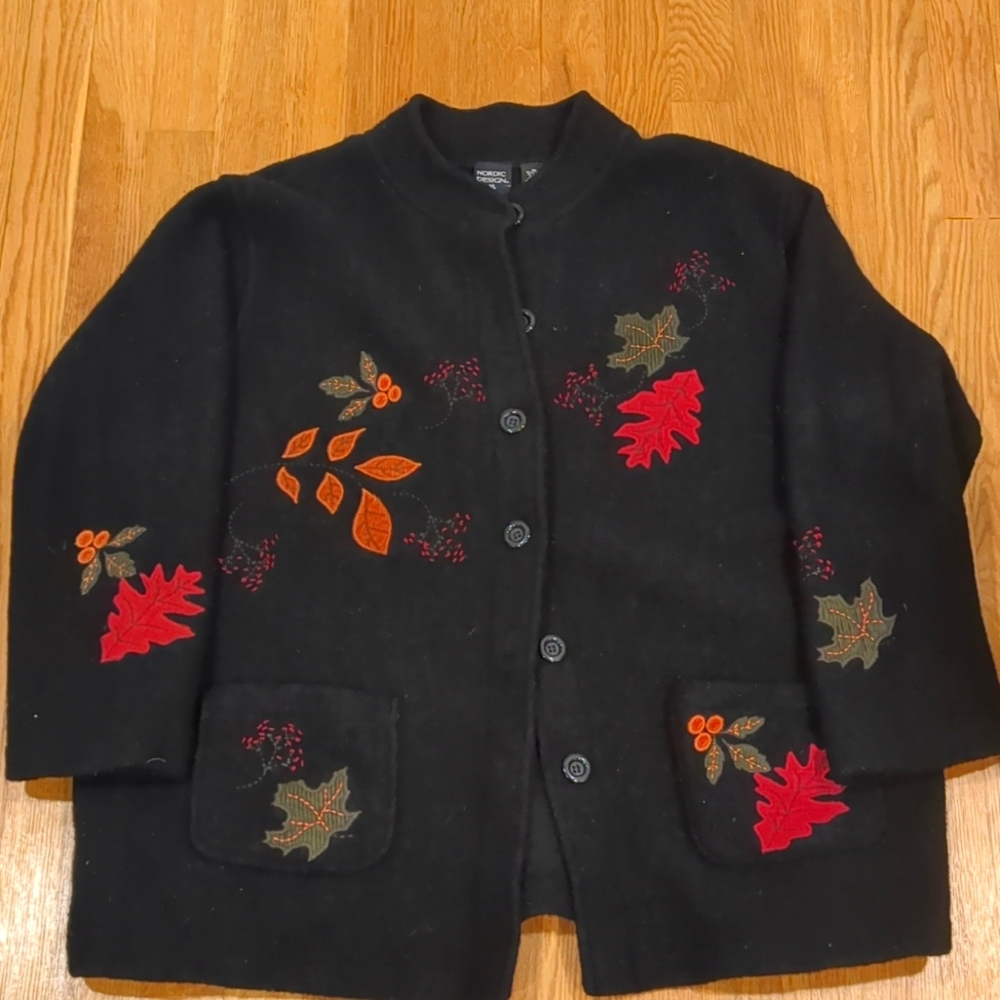 LAST DAY! Nordic Design wool sweater, size XL